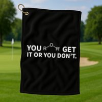 Chemistry Pun You Ether Get It Or You Dont Golf Towel