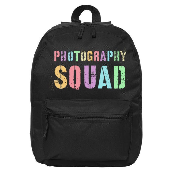 Cute Photography Yearbook Squad Publishing Camera Pictures 16 in Basic Backpack