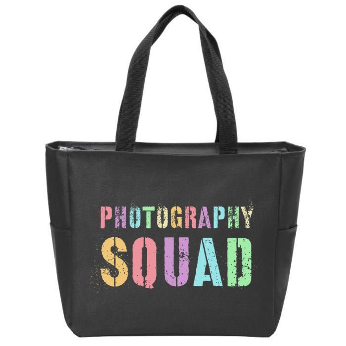 Cute Photography Yearbook Squad Publishing Camera Pictures Zip Tote Bag