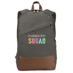 Cute Photography Yearbook Squad Publishing Camera Pictures Cotton Canvas Backpack