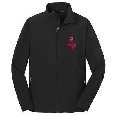 Cancer Prince Zodiac Gift Core Soft Shell Jacket