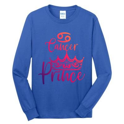 Cancer Prince Zodiac Gift Tall Long Sleeve T-Shirt