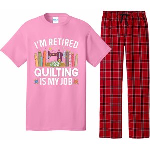 Cool Quilting Art Mom Grandma Stitch Sewer Quilter Pajama Set