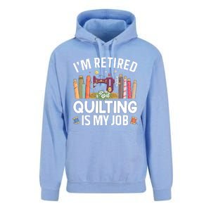 Cool Quilting Art Mom Grandma Stitch Sewer Quilter Unisex Surf Hoodie