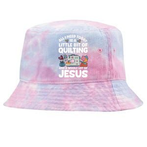 Cool Quilting Art Sewing Quilt Lover Quilter Tie-Dyed Bucket Hat