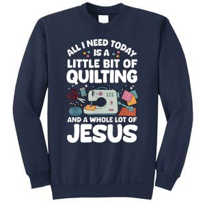 Cool Quilting Art Sewing Quilt Lover Quilter Sweatshirt