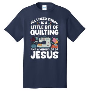 Cool Quilting Art Sewing Quilt Lover Quilter Tall T-Shirt