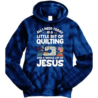 Cool Quilting Art Sewing Quilt Lover Quilter Tie Dye Hoodie