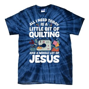 Cool Quilting Art Sewing Quilt Lover Quilter Tie-Dye T-Shirt