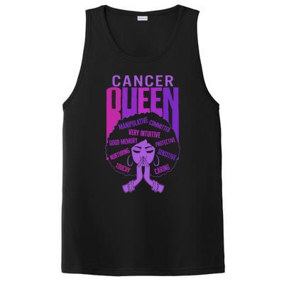 Cancer Queen African American Purple Horoscope Facts Gift PosiCharge Competitor Tank