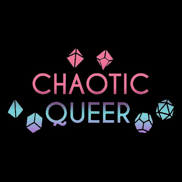 Chaotic Queer Alignment Dice D20 Nerdy Tabletop Adventure Cooling Performance Crew T-Shirt