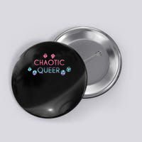 Chaotic Queer Alignment Dice D20 Nerdy Tabletop Adventure Button
