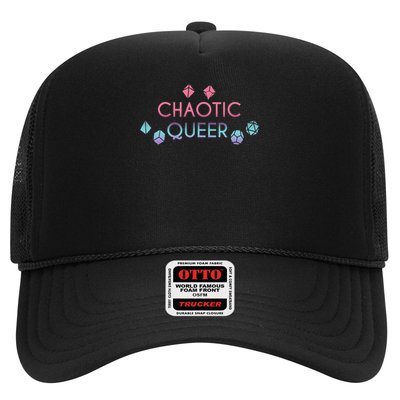 Chaotic Queer Alignment Dice D20 Nerdy Tabletop Adventure Trucker Hat