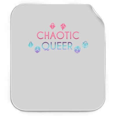 Chaotic Queer Alignment Dice D20 Nerdy Tabletop Adventure Permanent Decal Sticker