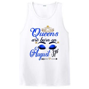 Cute Queens Are Born On August 31st Virgo Birthday Funny Gift PosiCharge Competitor Tank