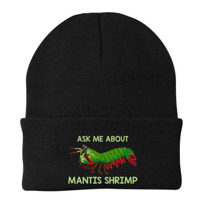 Crustacean Quote Ask Me About Mantis Shrimp Beanie