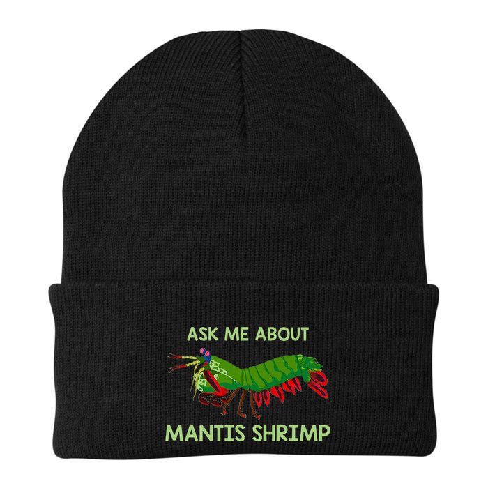 Crustacean Quote Ask Me About Mantis Shrimp Beanie