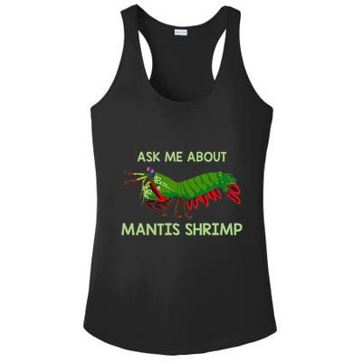 Crustacean Quote Ask Me About Mantis Shrimp Ladies PosiCharge Competitor Racerback Tank