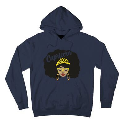  Capricorn Queen Black  Magic Afro Dope Black History Tee  Tall Hoodie