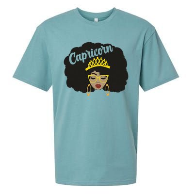  Capricorn Queen Black  Magic Afro Dope Black History Tee  Sueded Cloud Jersey T-Shirt