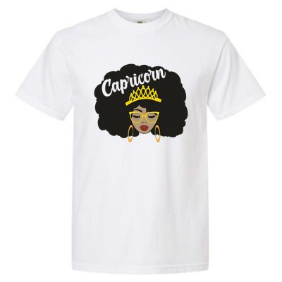  Capricorn Queen Black  Magic Afro Dope Black History Tee  Garment-Dyed Heavyweight T-Shirt