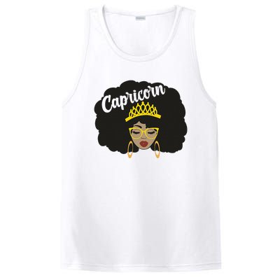  Capricorn Queen Black  Magic Afro Dope Black History Tee  PosiCharge Competitor Tank