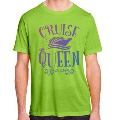 Cruise Queen Cruise Travel Cruising Gift Adult ChromaSoft Performance T-Shirt