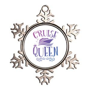 Cruise Queen Cruise Travel Cruising Gift Metallic Star Ornament