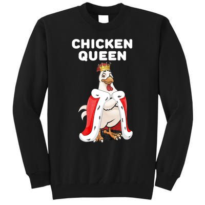 Chicken Queen Tall Sweatshirt