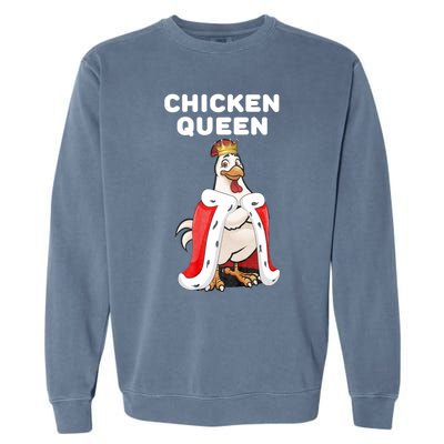 Chicken Queen Garment-Dyed Sweatshirt