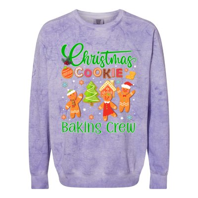 Christmas Quote Christmas Cookie Baking Crew Gift Colorblast Crewneck Sweatshirt