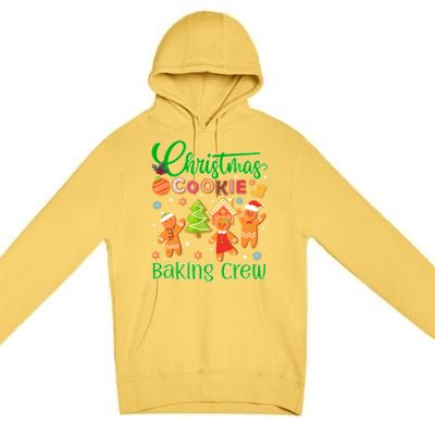 Christmas Quote Christmas Cookie Baking Crew Gift Premium Pullover Hoodie