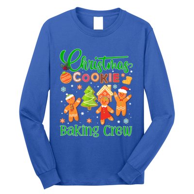 Christmas Quote Christmas Cookie Baking Crew Gift Long Sleeve Shirt