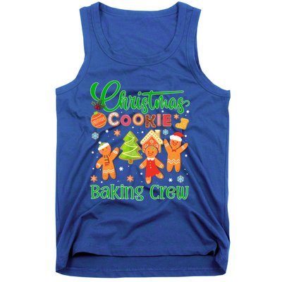 Christmas Quote Christmas Cookie Baking Crew Gift Tank Top