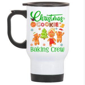 Christmas Quote Christmas Cookie Baking Crew Gift Stainless Steel Travel Mug