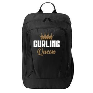 Curling Queen Curling Gift City Backpack