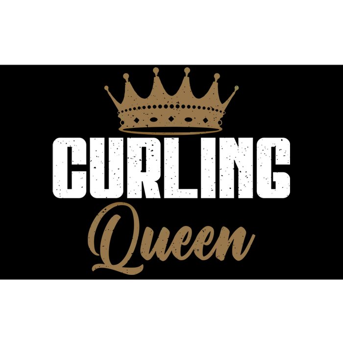 Curling Queen Curling Gift Bumper Sticker