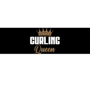 Curling Queen Curling Gift Bumper Sticker