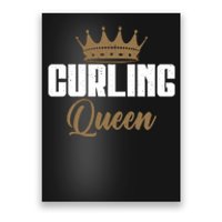 Curling Queen Curling Gift Poster