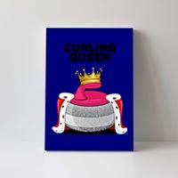 Curling Queen Curling Team Player Curling Great Gift Canvas