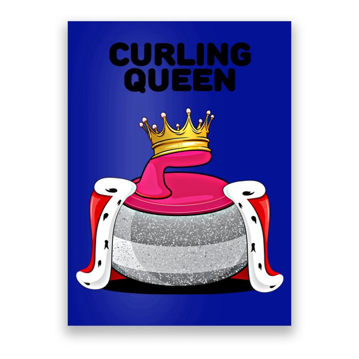 Curling Queen Curling Team Player Curling Great Gift Poster