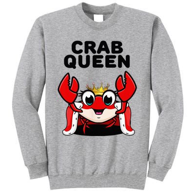 Crab Queen Crab Crab Tall Sweatshirt