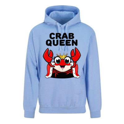 Crab Queen Crab Crab Unisex Surf Hoodie