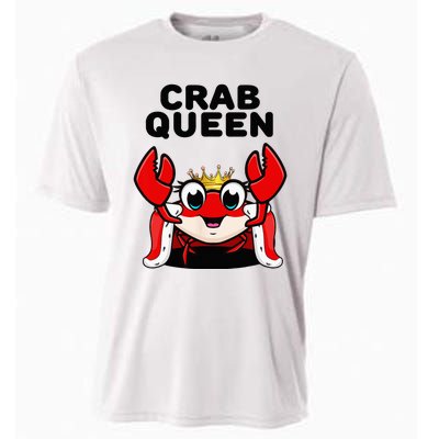 Crab Queen Crab Crab Cooling Performance Crew T-Shirt