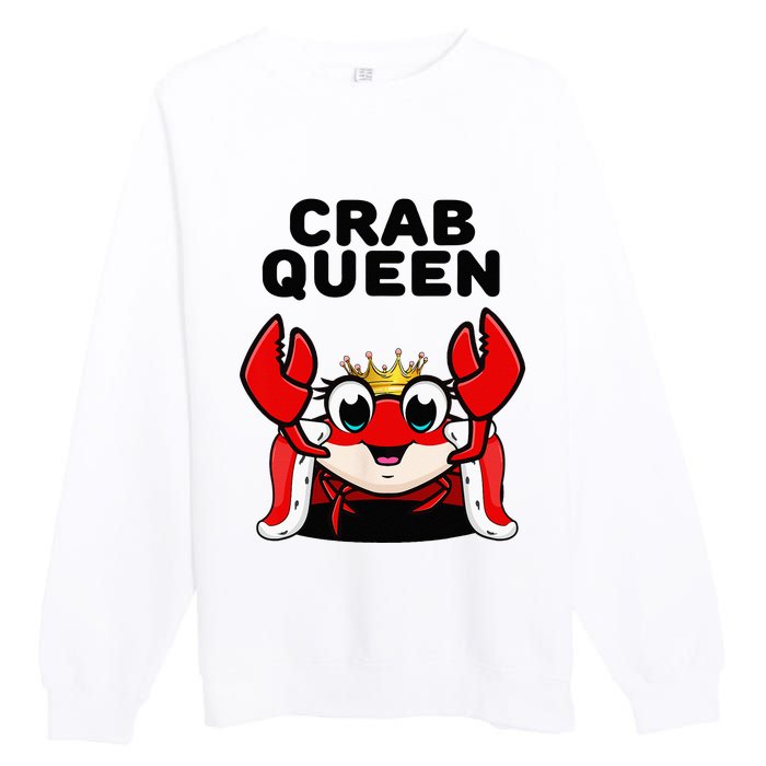 Crab Queen Crab Crab Premium Crewneck Sweatshirt