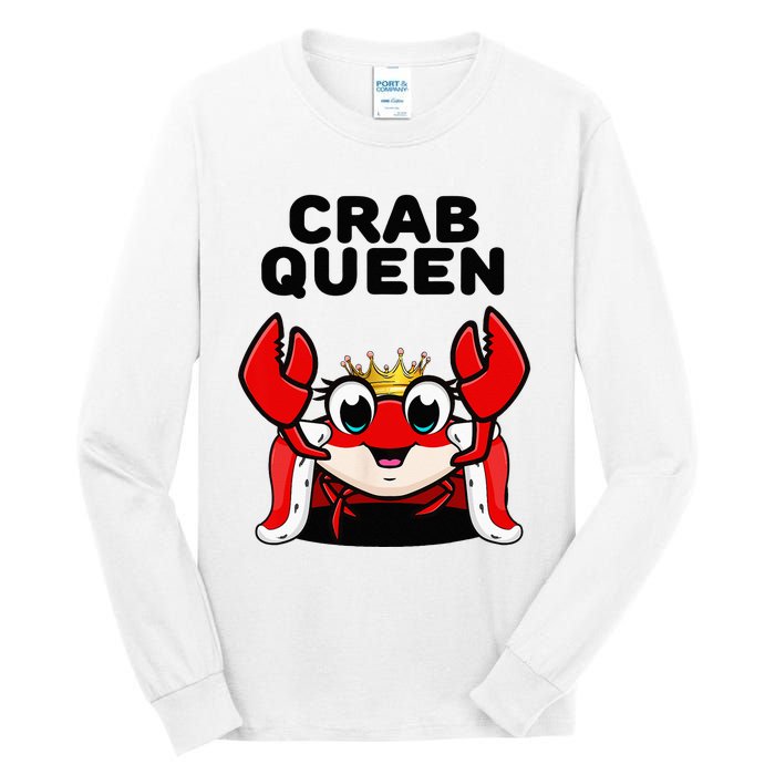 Crab Queen Crab Crab Tall Long Sleeve T-Shirt