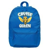 Cruise Queen Cruise Ship Cute Bee Design Beach Vacation Gift 16 in Basic Backpack