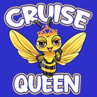 Cruise Queen Cruise Ship Cute Bee Design Beach Vacation Gift 16 in Basic Backpack