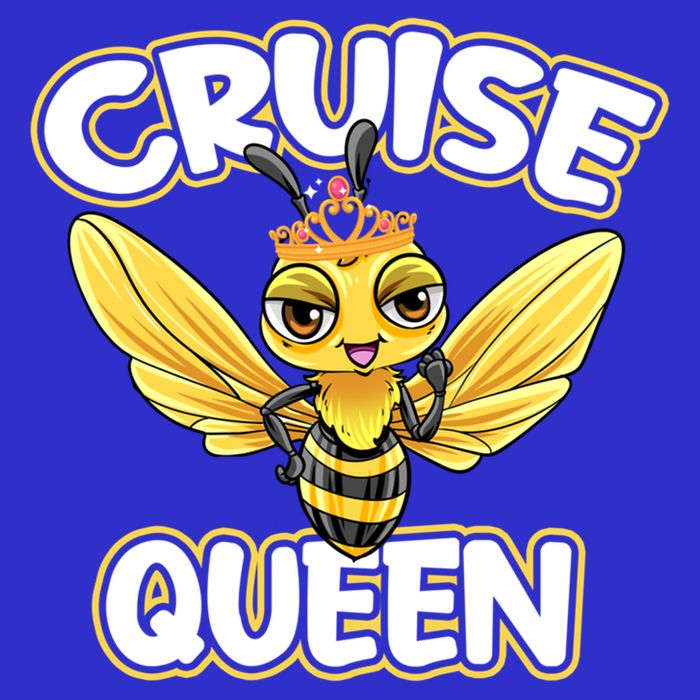 Cruise Queen Cruise Ship Cute Bee Design Beach Vacation Gift 16 in Basic Backpack