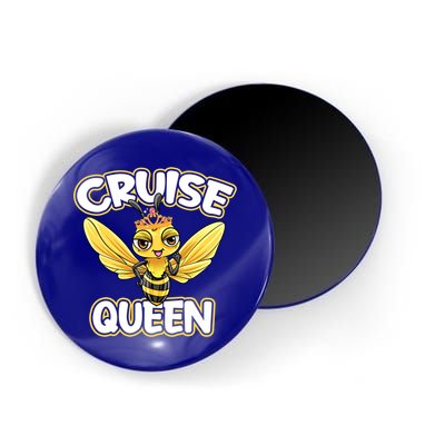 Cruise Queen Cruise Ship Cute Bee Design Beach Vacation Gift Magnet